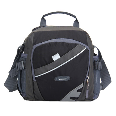 

Romacci New Unisex Nylon Crossbody Bag Waterproof Contrast Color Zipper Multi-Pockets Casual Sport Outdoor Small Shoulder Bags Han