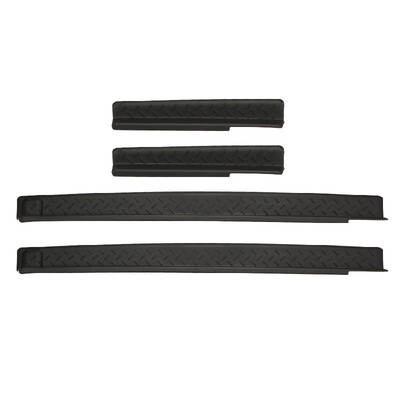 

Door Entry Sill Protector Plate Guards For Jeep Wrangler JK 2007-2016 Black Front&Rear 4 Pcs