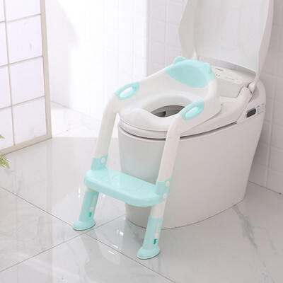 

Gobestart Baby Child Potty Toilet Trainer Seat Step Stool Ladder Adjustable Training Chair