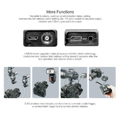 

Godox X1N TTL 24GHz Wireless Flash Trigger with Screen Multi-functional Transmitter Receiver for Nikon DSLR Cameras