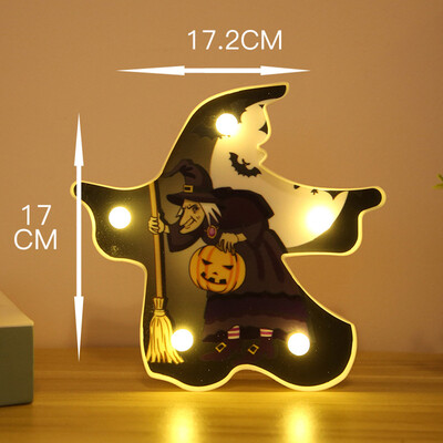 

Toponeto Halloween Bat Spider Skull Pumpkin Shape LED Decorative Night Light