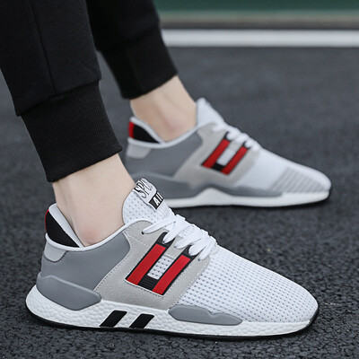 

2019 summer new mens shoes mesh mesh shoes breathable mesh travel shoes hollow mesh anti-slip running shoes single shoes
