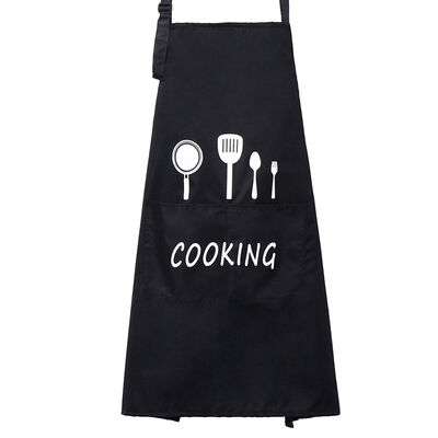 

Adjustable Fork Adult Kitchen Apron Restaurant Cooking Anti-fouling Oil Waterproof Big Pockets Cloth