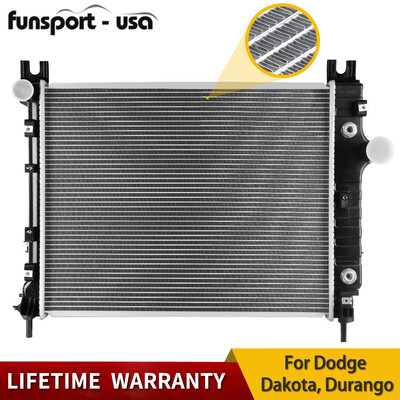 

2294 Aluminum 24" Radiator for 00-04 Dodge Dakota Durango 25 37 39 47 59L 2000 2001 2002 2003 2004