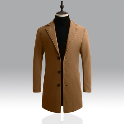 

Toponeto Mens New Winter Style Fashionable Warm Snowflake Windbreaker Coat Pure Coat