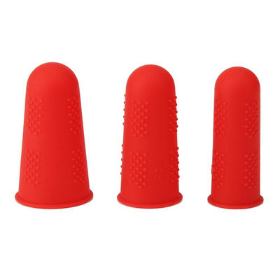 

Anti-slip Hot Glue Gun Finger Caps Silicone Finger Cover Sleeve Protector