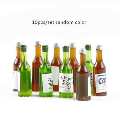 

Mini Ice-cream Tea Wine Coffee Milk Beer Bottle Resin DIY Craft Ornaments Model Home Decoration Miniature Landscape Photography Pr