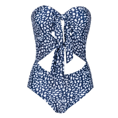 

Saidsome Women Sexy Dot Floral Print One-Piece Bikini Swimwear Bathing Swimsuit Beachwear