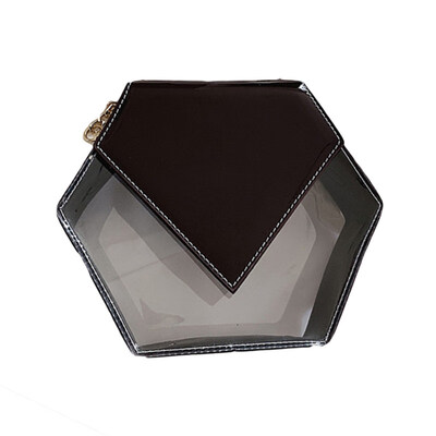 

Women Fashion Mini Geometrical Transparent Chain Shoulder Bag Crossbody Pouch