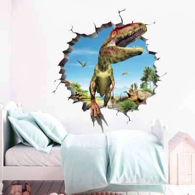 

〖Follure〗Cool 3D Dinosaur Floor Wall Sticker Removable Vinyl Art Home Decal DIY For Gift