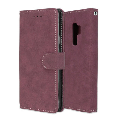 

MOONCASE Samsung Galaxy S9 Vintage Scrub 3 Card Case - Rose