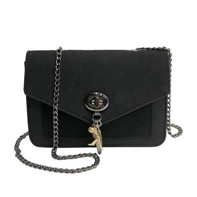 

Small Women Messenger Handbag PU Leather Crossbody Flap Chain Shoulder Bags
