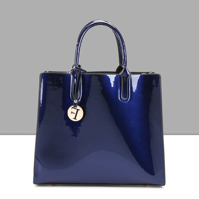 

High Quality Womens PU Leather Handbags Letter Shoulder Crossbody Bag Messenger Bags Brand Glossy Big Tote women bags