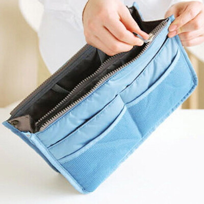 

Fashion Women Multifunction Travel Cosmetic Makeup Insert Pouch Toiletry Organizer Handbag Storage Purse