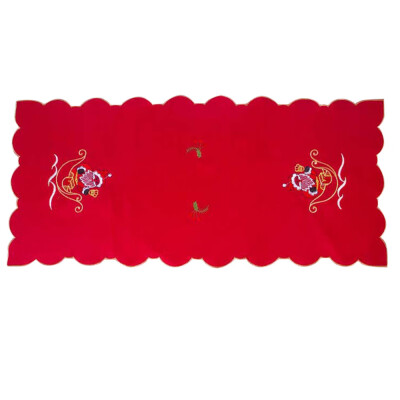 

Toponeto 1PC Bowl Fork Placemat Mat Decoration Home Party Christmas Dining Table A