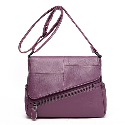 

New Female leather Messenger Bags Feminina Bolsa Leather Luxury Handbags Women Bags Designer 2018 Sac a Main Ladies Shoulder Bag
