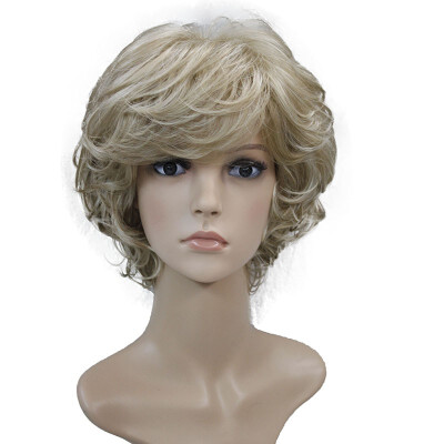 

Strong Beauty Ladies Wigs Short Wavy Brown Hair For Women Synthetic Capless Full Wig 9 Colors