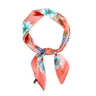 

Fashion Women Silk Shawl Floral Print Square Scarf Office Neck Hair Tie
