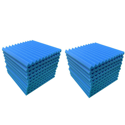 

〖Follure〗20Pcs Acoustic Foam Panel Sound Stop Absorption Sponge Studio KTV Soundproof