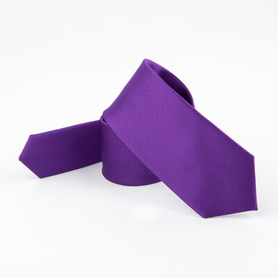 

Mens Wedding Party Casual Solid Color Fashion Suit Polyester Tie Candy Color Narrow Edition Business Suit Tie