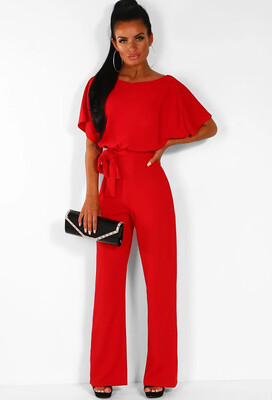 

Women Jumpsuit Summer Fashion Strappy Playsuit Solid Holiday Party Clothes