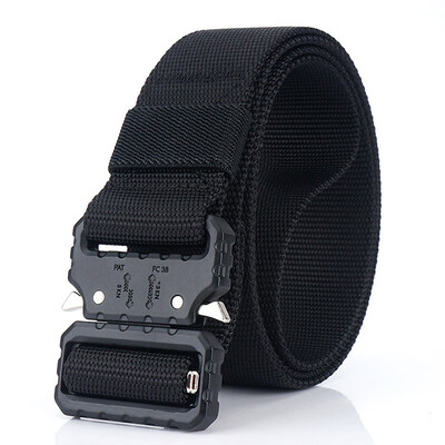 

2019 New Outdoor Motion Belt Quality Nylon Insert Buckle Men belt Casual Weaving Multifunvtion belt