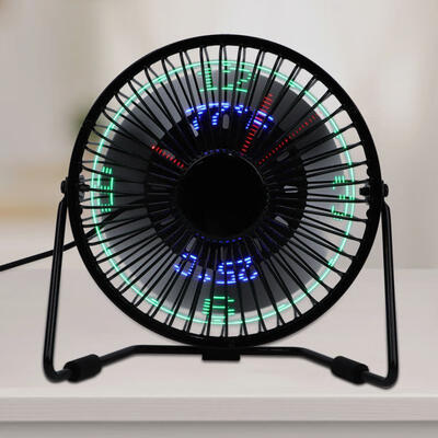 

Greensen USB Desk Fan Led Time Clock&Temperature Display Mini Table Fans