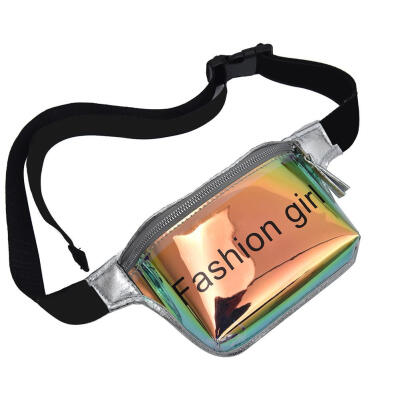 

Letter Print Laser Fanny Belt Packs Women Shoulder Waist Bags Chest Bags