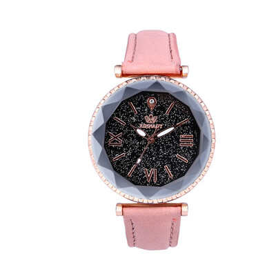 

Women Watches Exquistite Simple Starry Leisure Watch Quartz Wristwatch Minimalist Ladies Clock Relogio Feminino Kol Saati
