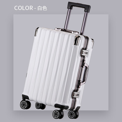 

Light boarding leather box box drawing-rod box universal wheel womens Korean high-capacity travel luggage fresh 20-inch