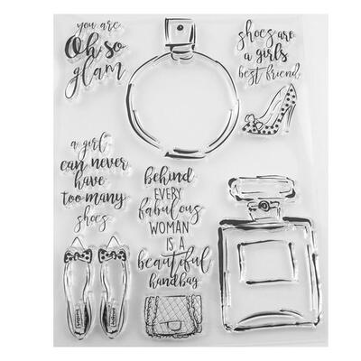 

Perfume Bottle Transparent Seals Stamps DIY Scrapbooking Card Making Gift