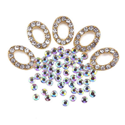 

105pcs 3D Glitter DIY Nail Art Rhinestones Decorations Fashion Nails Tool