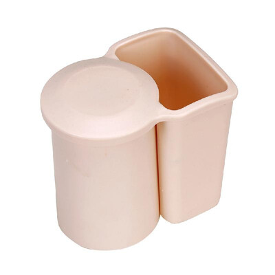 

Home Bathroom Toothbrush Holder with Cup Wall-mounted Toothbrush Storage Rack Organizer