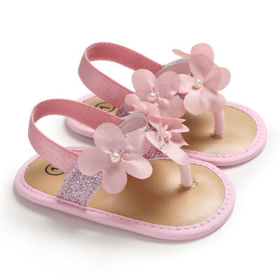 

Newborn Baby Girl Princess Sandals Anti-slip Prewalker Soft Sole Crib Shoes