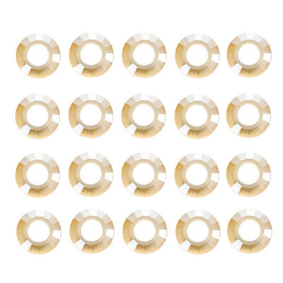 

20pcs 8mm Glitter Nail Art Angel Ring Rhinestones 3D Crystal Hollow Circle