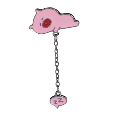 

New Design Dripping Oil Cute Mini Cartoon Brooch Pin