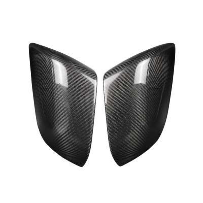 

Dry Carbon Fiber Side Mirror Cover Rear View Mirror Cover Cap Car Decorative Stickers Decal for Tesla Model 3 2018-2019