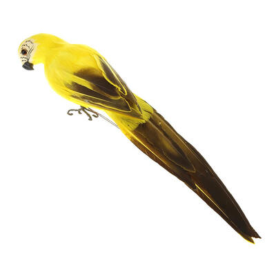 

Creative Foam Feather Artificial Parrots Imitation Bird Model Garden Decor