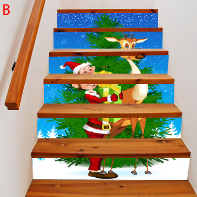 

Siaonvr 2019 New Furniture Decoration Stair Stickers Christmas Stair Stickers