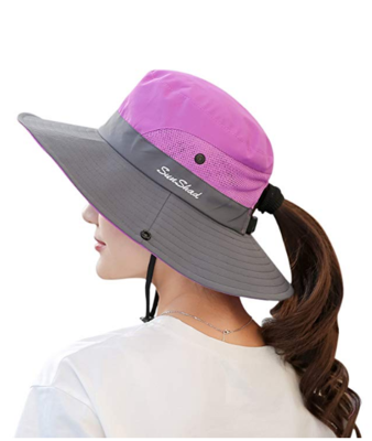 

Women Ladies Hat Sun Wide Brim Cap Beach Summer Visor Uv Cotton Cover Protection