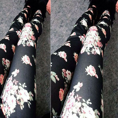 

Women Ripped High Waisted Skinny Fit Jeans Ladies Stretchy Denim Pants Leggings