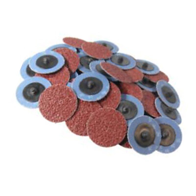 

50Pc 2 36 Grit Aluminum Oxide Quick Change Sanding Disc Set