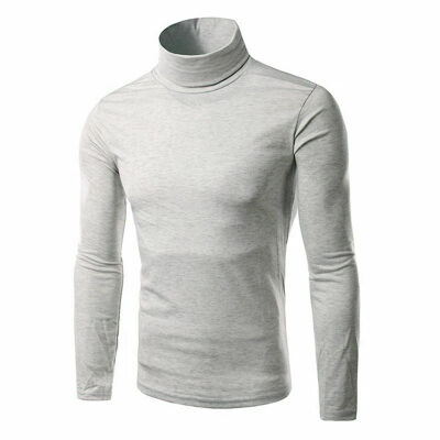 

Mens Thermal Turtle Neck Skivvy Turtleneck Sweaters Stretch Shirt Tops