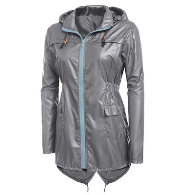 

〖Follure〗Womens Lightweight Hooded Raincoat Waterproof Active Outdoor Rain Jacket Coat