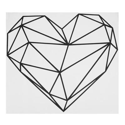 

Geometric Heart PVC Wall Sticker Art Decal Removable Mural Room Home Decor