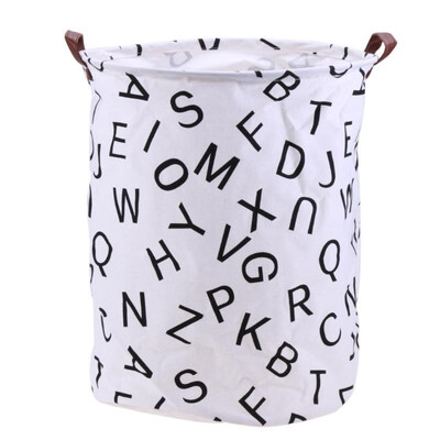 

Standing Toys Clothing Storage Bucket Laundry Basket Holder Pouch Household