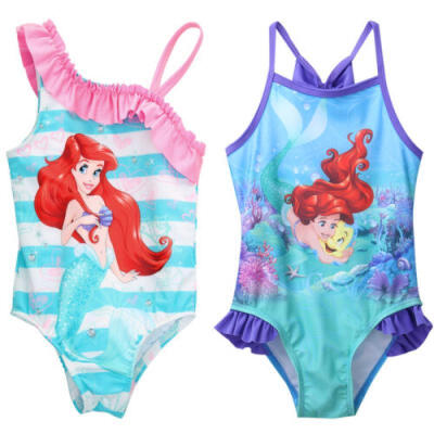 

Princess Girls Kids Mermaid Swimwear Bikini Tankini Swimsuit Swimming Costume