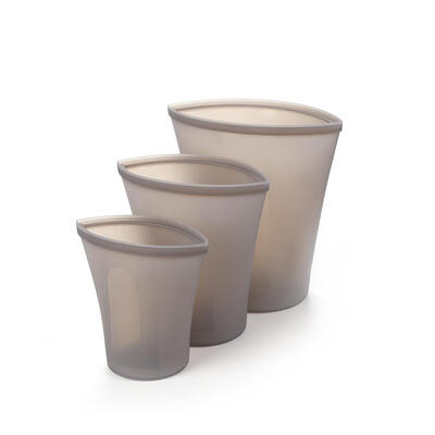 

3pcs Silicone Food Storage Containers Leakproof Fresh Sealed Cups