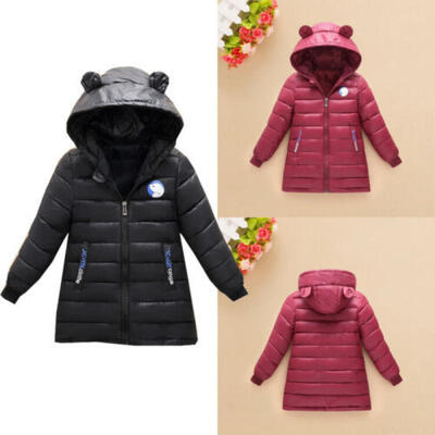 

Toddler Baby Boy Girl Coat Jacket Autumn Winter Warm Hooded Outwear Snowsuit USA