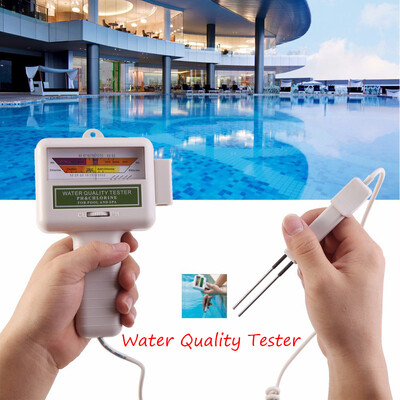 

Siaonvr PH CL2 Chlorine Level Meter Water Quality Tester Test Monitor Swimming Pool Spa